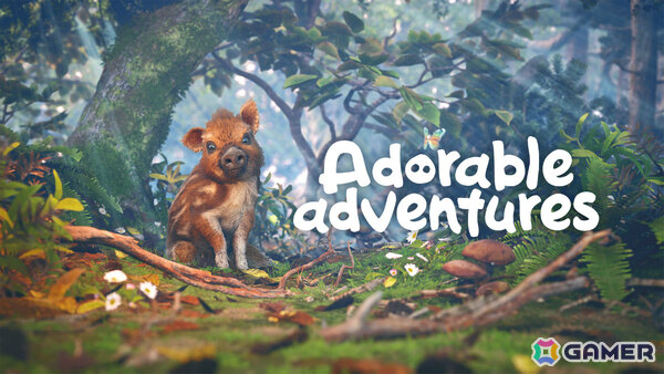 赤ちゃんイノシシの可愛さを堪能できる癒し系動物ADV「アドラブル・アドベンチャー」が発売！鋭い“嗅覚”を使いながら美しい自然を冒険しようの画像1