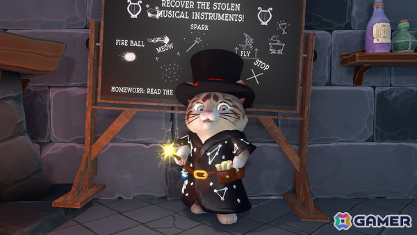 声で魔法を発動する最大4人の協力ADV「ねこねこマジック」デモ版が配信！3対3のアリーナモードも楽しめるの画像