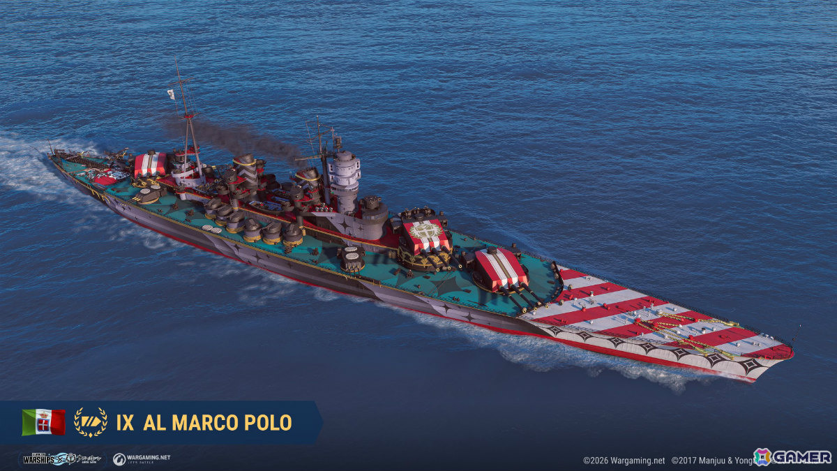 「World of Warships」×「アズレン」第八波が開催！マルコ・ポーロなど6隻のコラボ艦艇やタシュケントら8名の艦長が登場の画像2