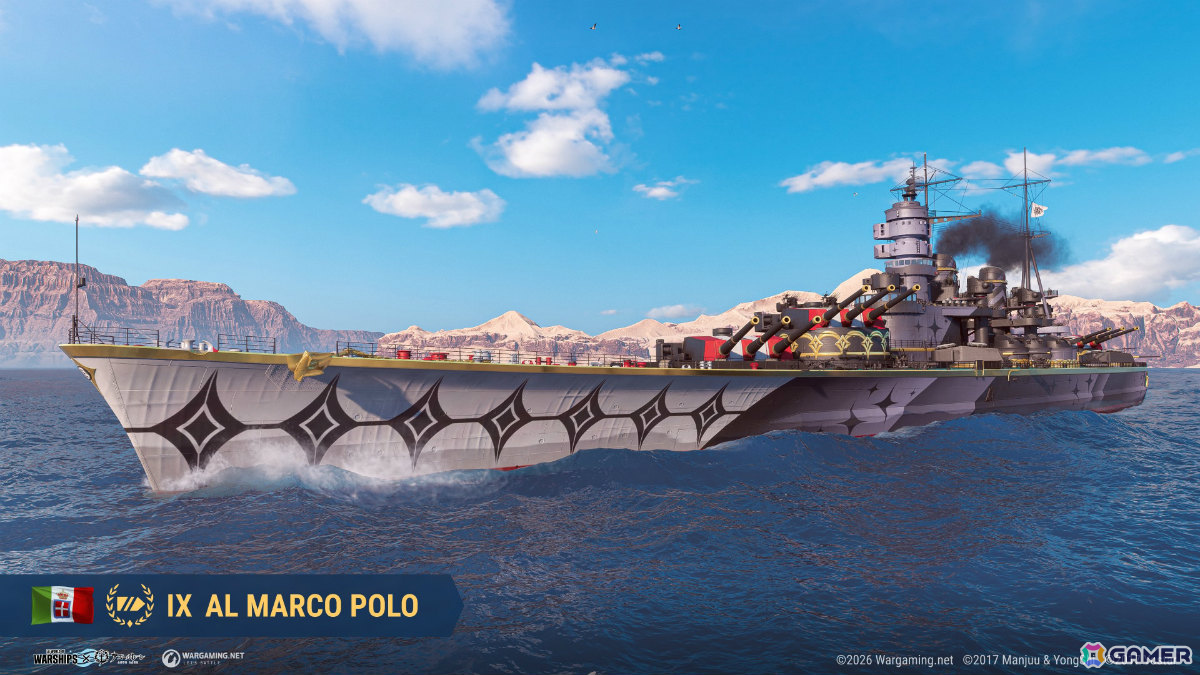 「World of Warships」×「アズレン」第八波が開催！マルコ・ポーロなど6隻のコラボ艦艇やタシュケントら8名の艦長が登場の画像24