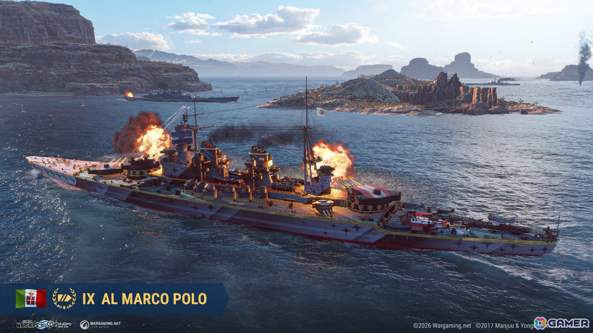 「World of Warships」×「アズレン」第八波が開催！マルコ・ポーロなど6隻のコラボ艦艇やタシュケントら8名の艦長が登場の画像3