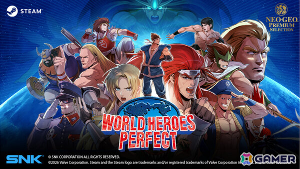 対戦格闘ゲーム「ワールドヒーローズパーフェクト」がNEOGEOプレミアムセレクション第三弾としてSteamで配信！ロールバック方式のオンライン対戦が可能にの画像1