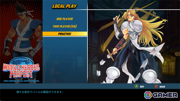 対戦格闘ゲーム「ワールドヒーローズパーフェクト」がNEOGEOプレミアムセレクション第三弾としてSteamで配信！ロールバック方式のオンライン対戦が可能にの画像8