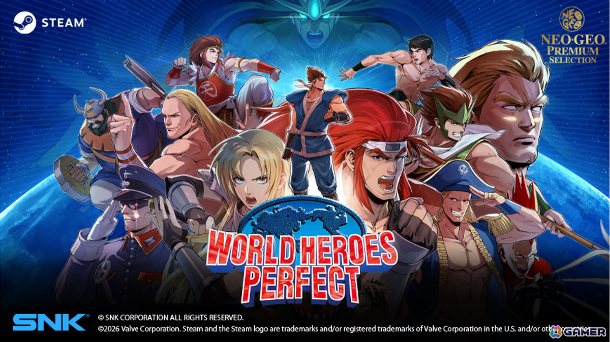 対戦格闘ゲーム「ワールドヒーローズパーフェクト」がNEOGEOプレミアムセレクション第三弾としてSteamで配信！ロールバック方式のオンライン対戦が可能にの画像1