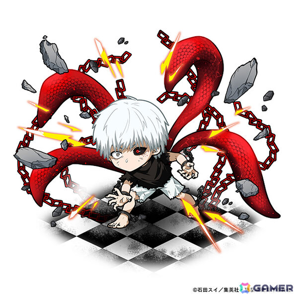 「ポコロンダンジョンズ」×TVアニメ「東京喰種トーキョーグール」のコラボが開催！金木研、霧嶋董香、月山習、四方蓮示、西尾錦がボイス付きで参戦の画像3