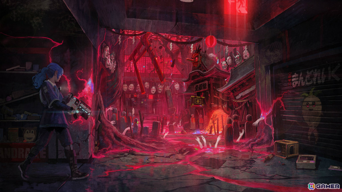 近未来の日本で妖怪を狩るTPSアクションホラー「NIGHTMARE OPERATOR」がBitSummit PUNCHに出展!の画像