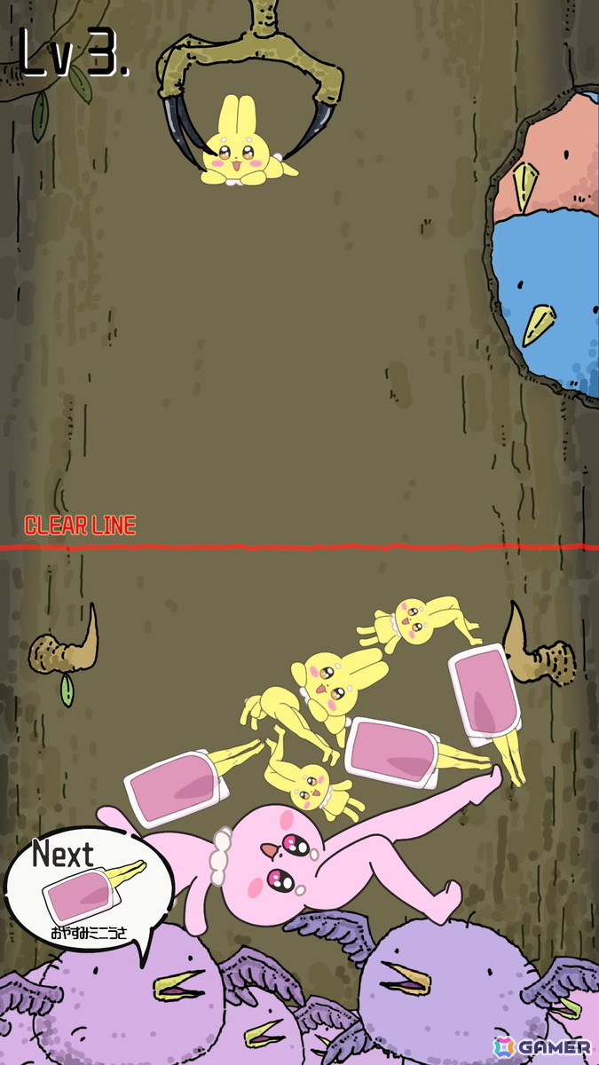 「超かぐや姫！」に登場した劇中ゲーム「太ももうさぎの大撃腿」のiOS版が配信！かぐやが遊んでいた高難易度仕様を再現するゲームモードが追加の画像8