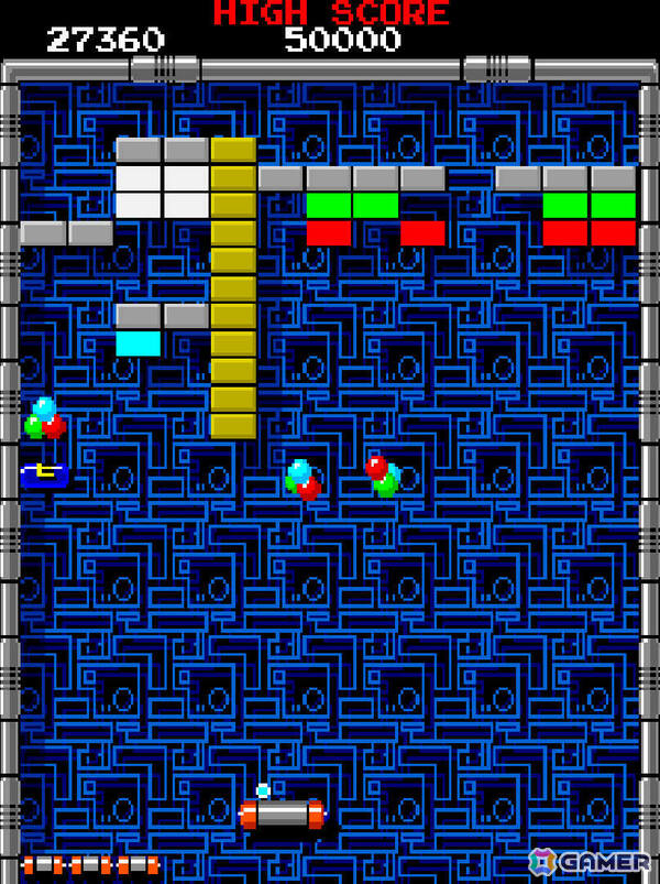 ブロックくずしゲーム「アルカノイド」がアケアカ&アケアカ2として5ハード同時配信!エナジーボールを跳ね返してスペースウォールを破壊しようの画像