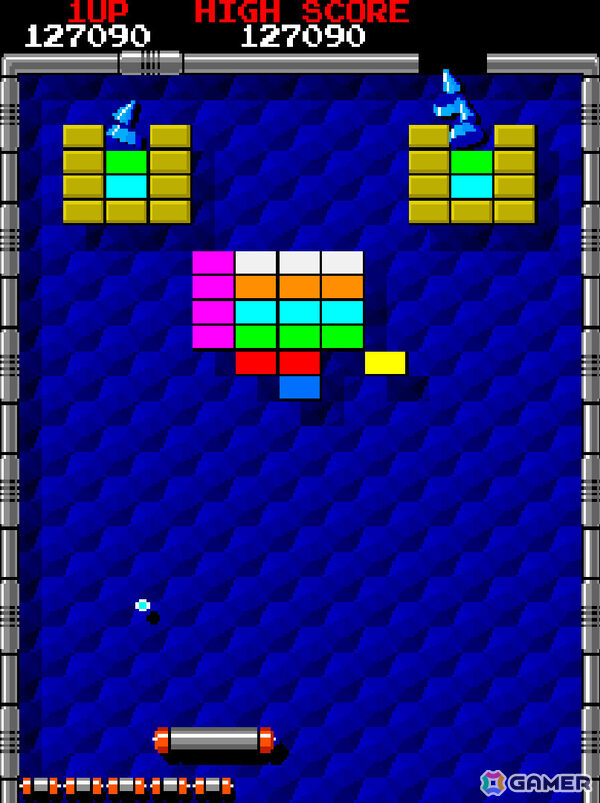 ブロックくずしゲーム「アルカノイド」がアケアカ&アケアカ2として5ハード同時配信!エナジーボールを跳ね返してスペースウォールを破壊しようの画像