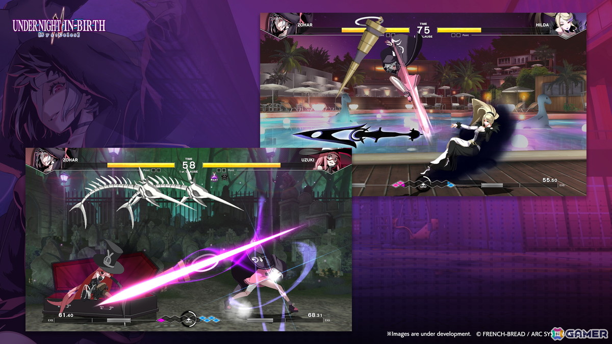 「UNDER NIGHT IN-BIRTH II Sys:Celes」のDLCキャラ「ゾハル」が2026年夏に配信決定！バトルバランス調整を含むアップデート情報も公開の画像