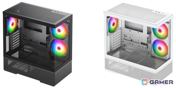 RACENよりピラーレス構造のPCケースが2026年5月中旬に発売！ATX対応で140mmファン3基を標準搭載の画像1