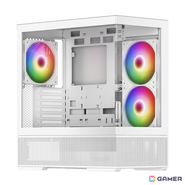 RACENよりピラーレス構造のPCケースが2026年5月中旬に発売！ATX対応で140mmファン3基を標準搭載の画像4