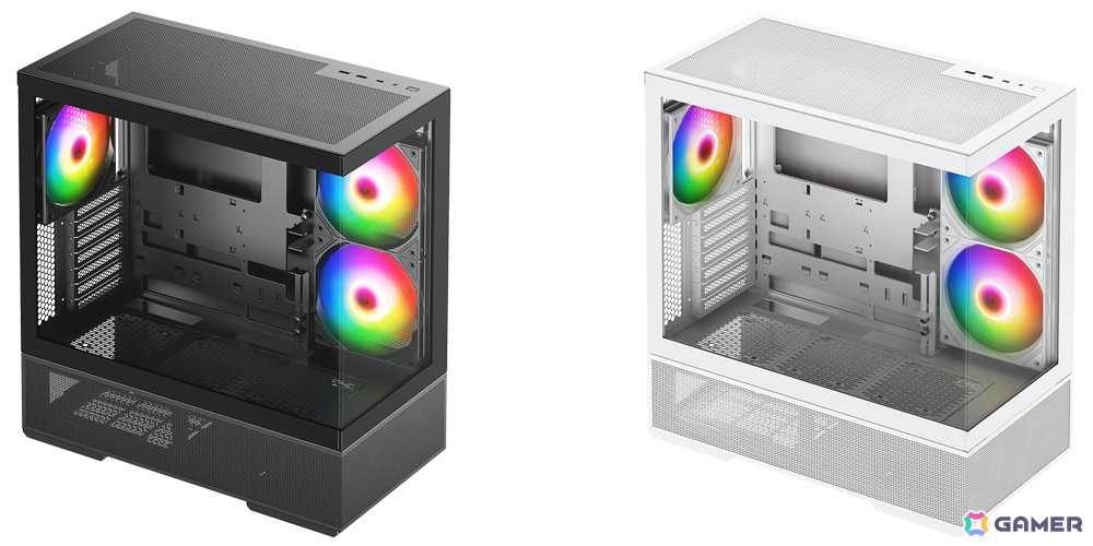 RACENよりピラーレス構造のPCケースが2026年5月中旬に発売！ATX対応で140mmファン3基を標準搭載の画像1