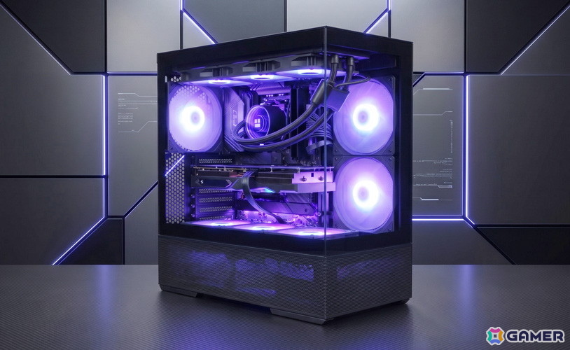 RACENよりピラーレス構造のPCケースが2026年5月中旬に発売！ATX対応で140mmファン3基を標準搭載の画像2