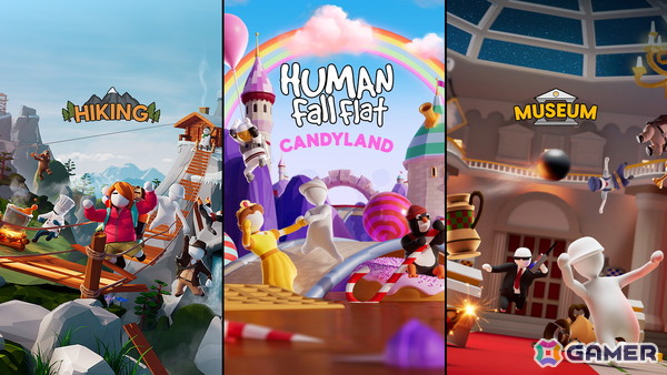 PS版「ヒューマン フォール フラット」に3種のステージと「Party Animals」とのコラボスキンを追加する無料アップデートが5月14日に配信！の画像1