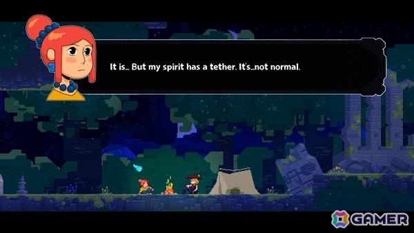 「Celeste」に影響を受けた精密アクションプラットフォーマー「TetherGeist」が配信！グラップリングフックのように魂を外へ伸ばし数々の試練を乗り越えろの画像