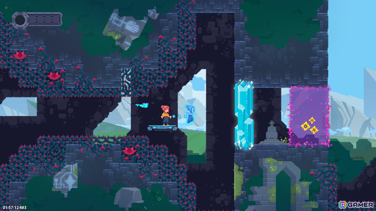 「Celeste」に影響を受けた精密アクションプラットフォーマー「TetherGeist」が配信！グラップリングフックのように魂を外へ伸ばし数々の試練を乗り越えろの画像10