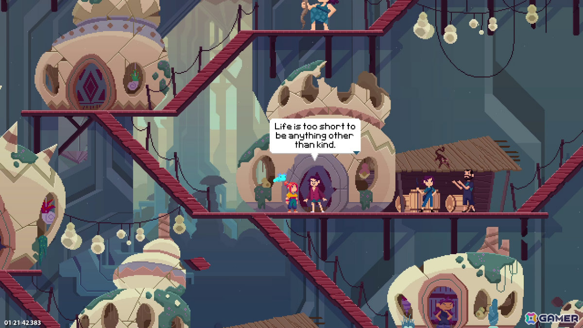 「Celeste」に影響を受けた精密アクションプラットフォーマー「TetherGeist」が配信！グラップリングフックのように魂を外へ伸ばし数々の試練を乗り越えろの画像11
