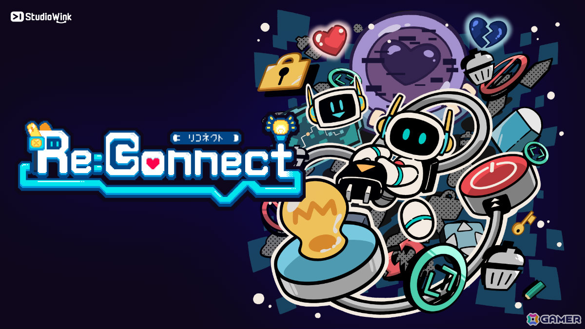 AIの“ココロのバグ”を修復する電脳パズルADV「Re:Connect」Steam体験版が公開！コードを接続して仕組みを変えるプログラミングパズルが特徴の画像
