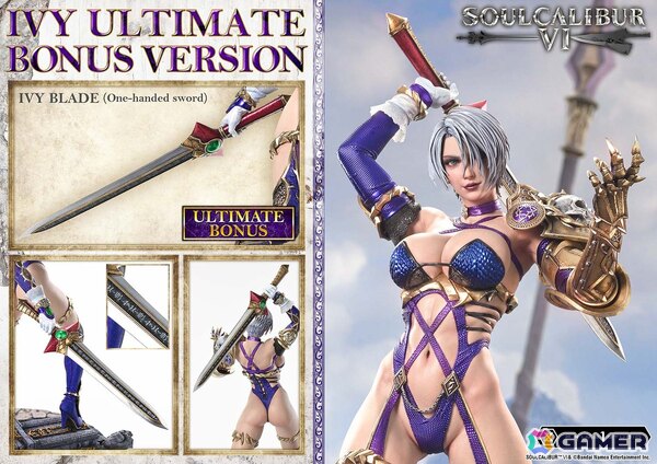 「ソウルキャリバーVI」から1/4スケールフィギュア「アイヴィー」が登場！キービジュアルに着想を得たダイナミックなポージングにの画像14