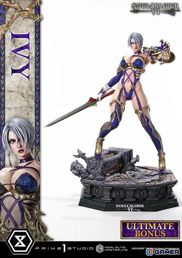 「ソウルキャリバーVI」から1/4スケールフィギュア「アイヴィー」が登場！キービジュアルに着想を得たダイナミックなポージングにの画像15