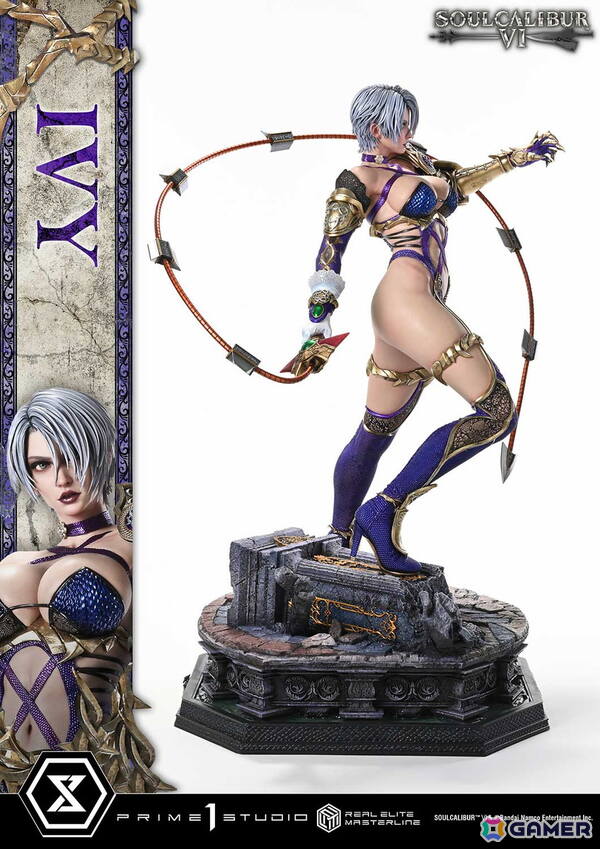 「ソウルキャリバーVI」から1/4スケールフィギュア「アイヴィー」が登場！キービジュアルに着想を得たダイナミックなポージングにの画像5