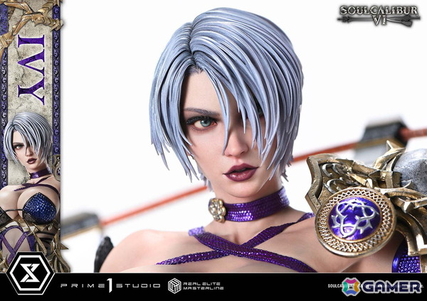 「ソウルキャリバーVI」から1/4スケールフィギュア「アイヴィー」が登場！キービジュアルに着想を得たダイナミックなポージングにの画像6