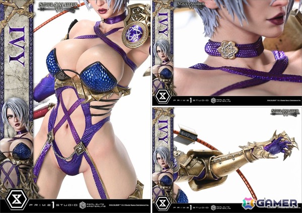 「ソウルキャリバーVI」から1/4スケールフィギュア「アイヴィー」が登場！キービジュアルに着想を得たダイナミックなポージングにの画像8