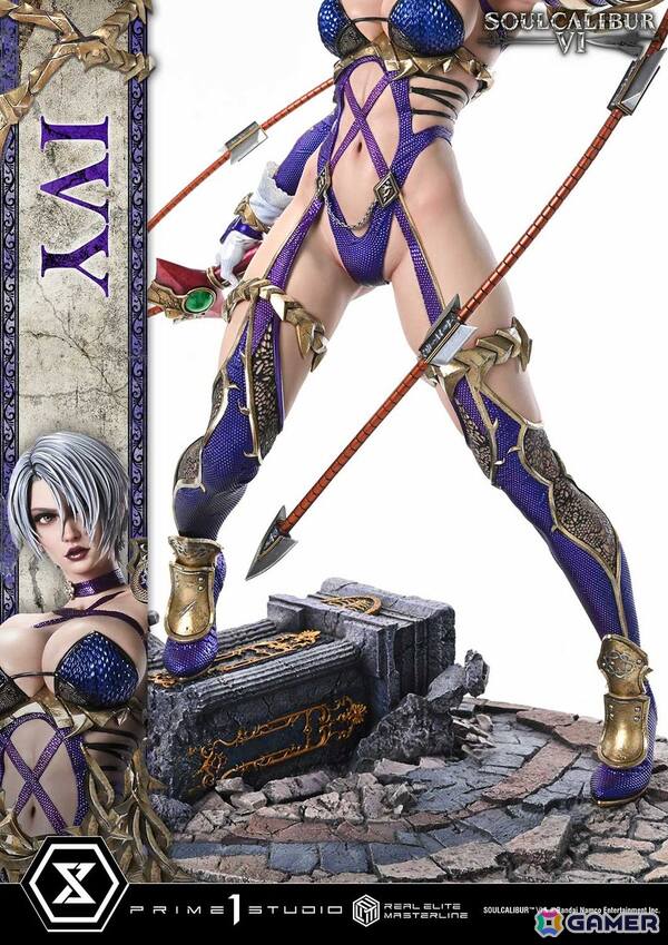 「ソウルキャリバーVI」から1/4スケールフィギュア「アイヴィー」が登場！キービジュアルに着想を得たダイナミックなポージングにの画像9