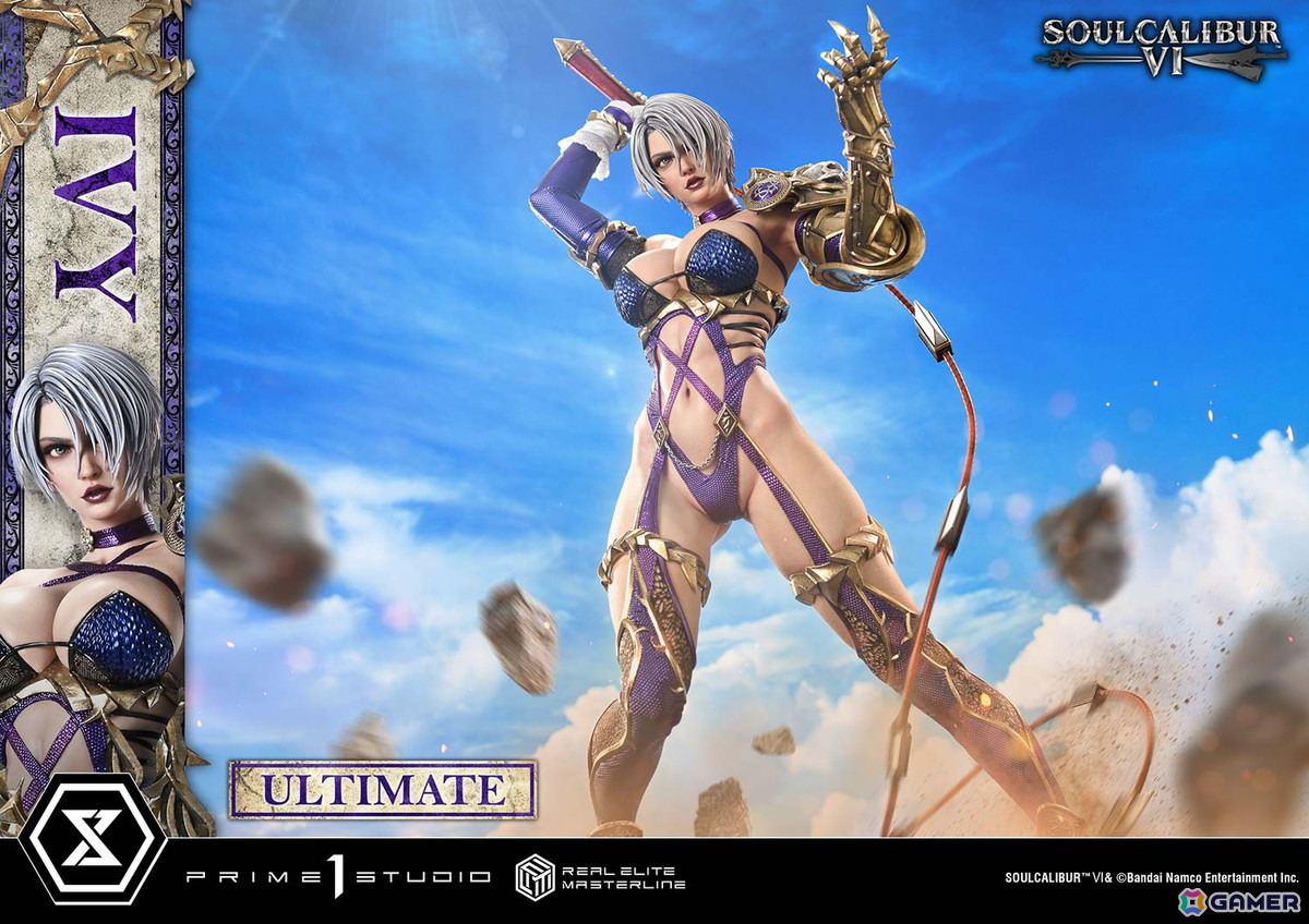 「ソウルキャリバーVI」から1/4スケールフィギュア「アイヴィー」が登場！キービジュアルに着想を得たダイナミックなポージングにの画像11
