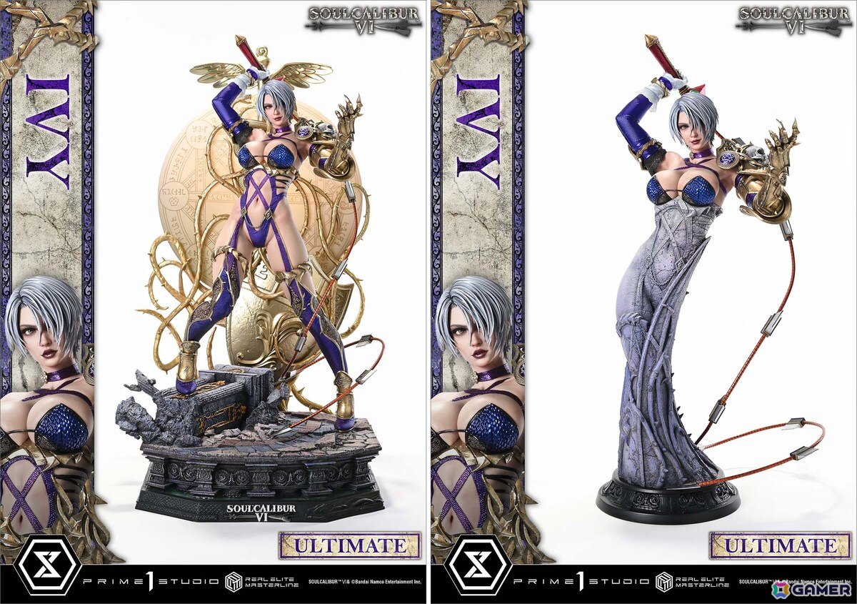 「ソウルキャリバーVI」から1/4スケールフィギュア「アイヴィー」が登場！キービジュアルに着想を得たダイナミックなポージングにの画像13