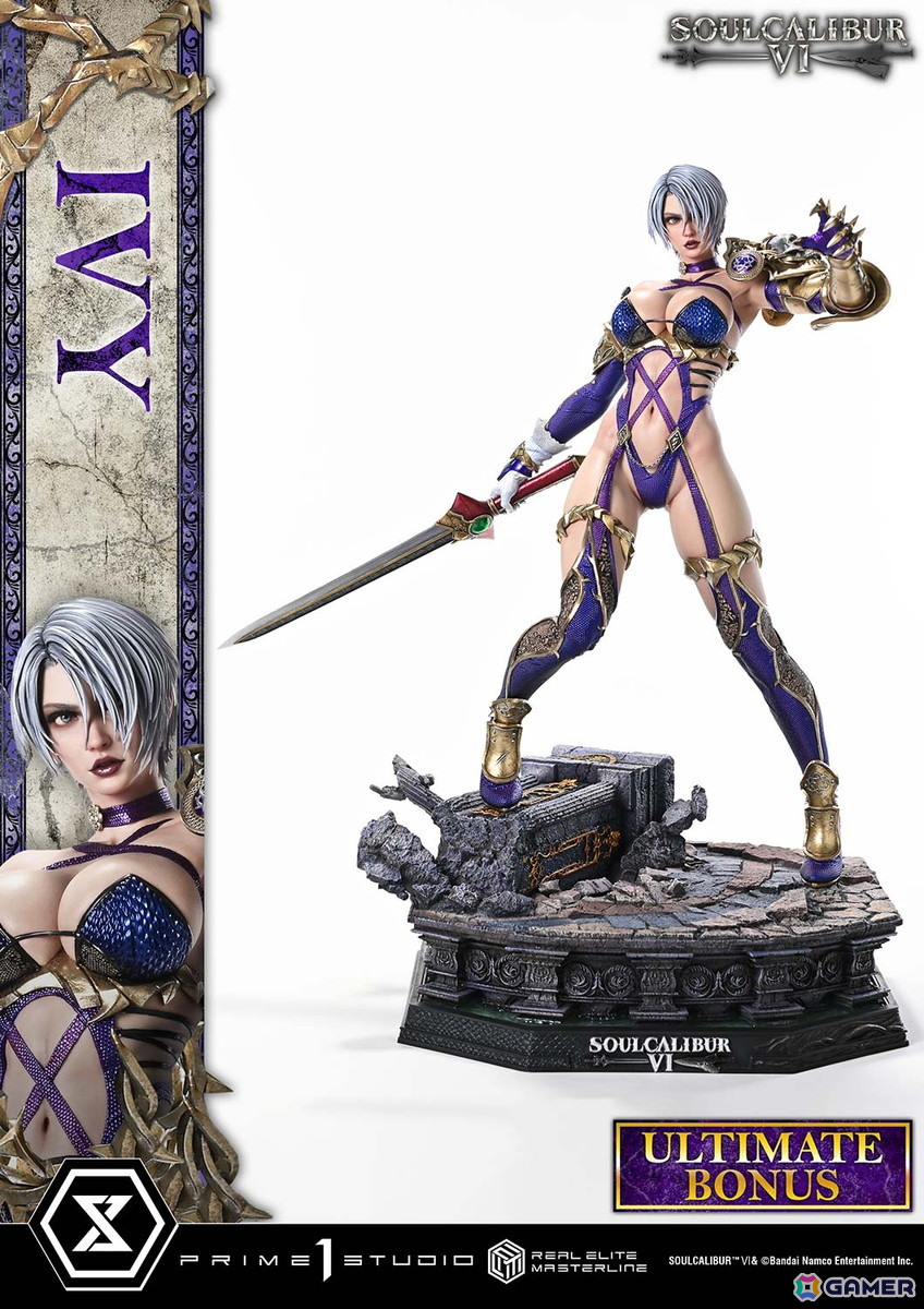 「ソウルキャリバーVI」から1/4スケールフィギュア「アイヴィー」が登場！キービジュアルに着想を得たダイナミックなポージングにの画像15