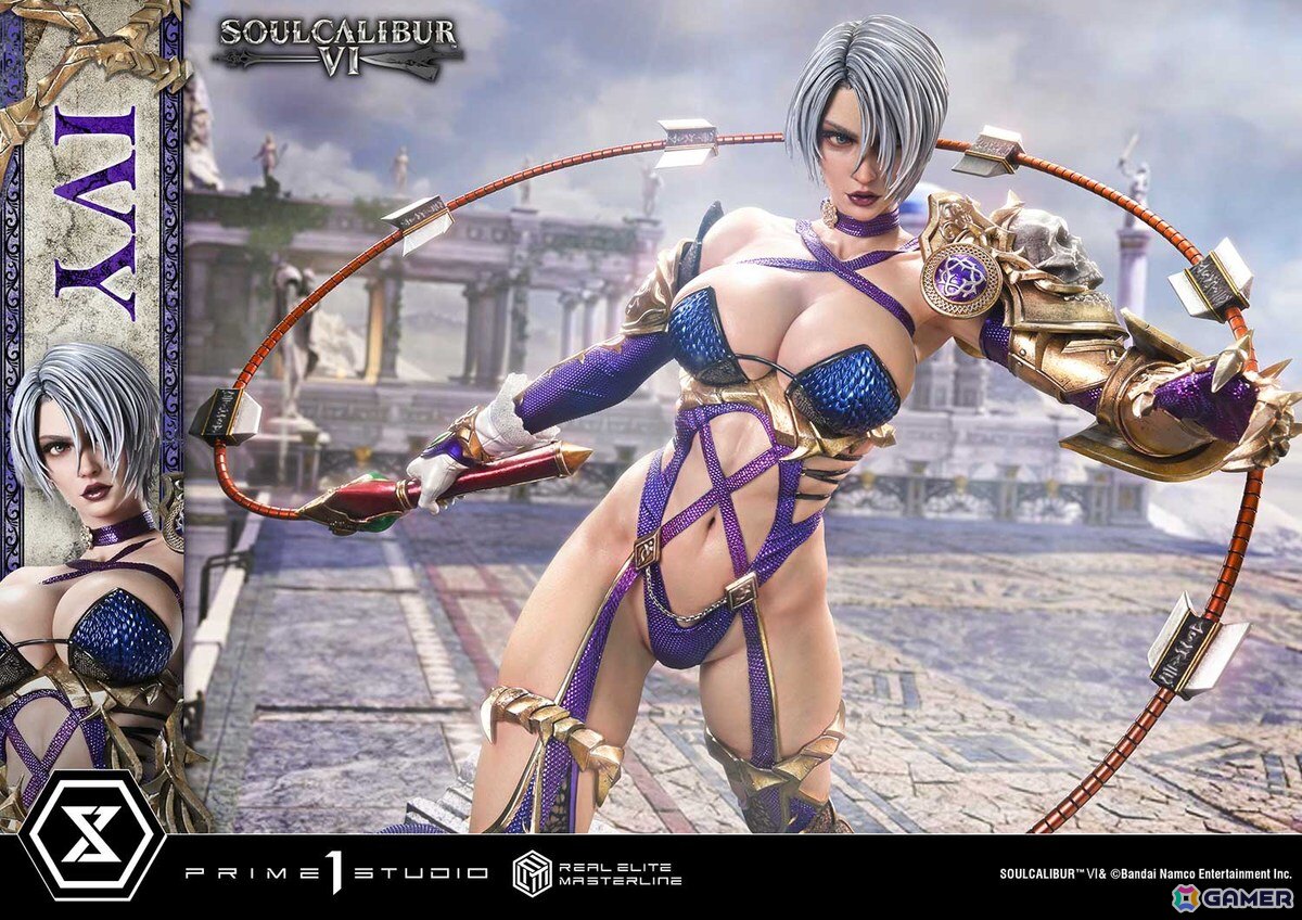 「ソウルキャリバーVI」から1/4スケールフィギュア「アイヴィー」が登場！キービジュアルに着想を得たダイナミックなポージングにの画像16