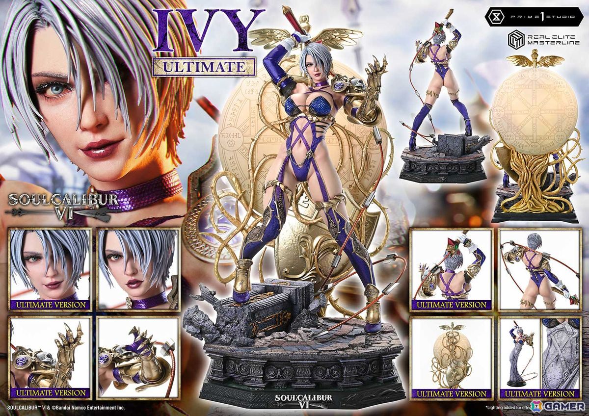 「ソウルキャリバーVI」から1/4スケールフィギュア「アイヴィー」が登場！キービジュアルに着想を得たダイナミックなポージングにの画像17