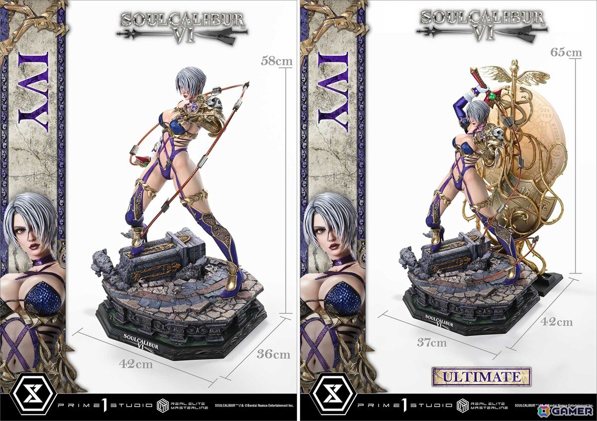 「ソウルキャリバーVI」から1/4スケールフィギュア「アイヴィー」が登場！キービジュアルに着想を得たダイナミックなポージングにの画像18