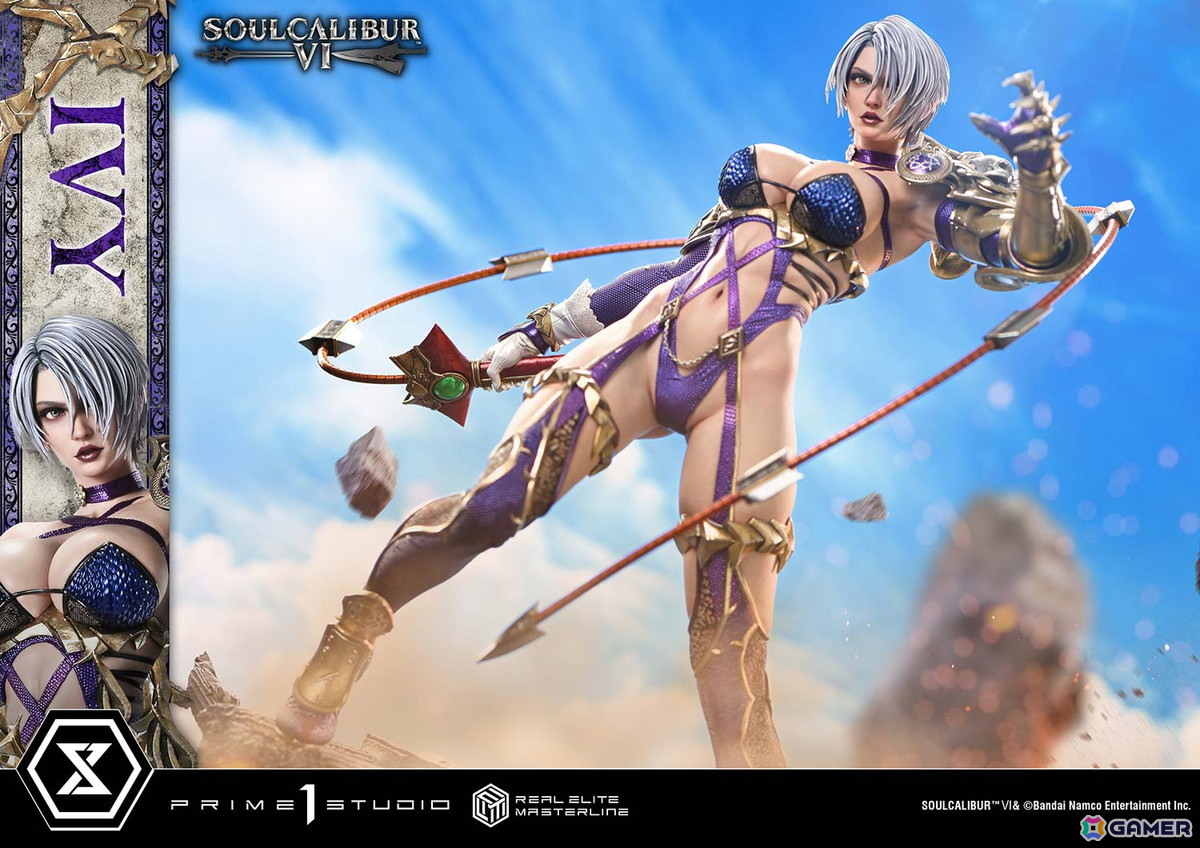 「ソウルキャリバーVI」から1/4スケールフィギュア「アイヴィー」が登場！キービジュアルに着想を得たダイナミックなポージングにの画像2