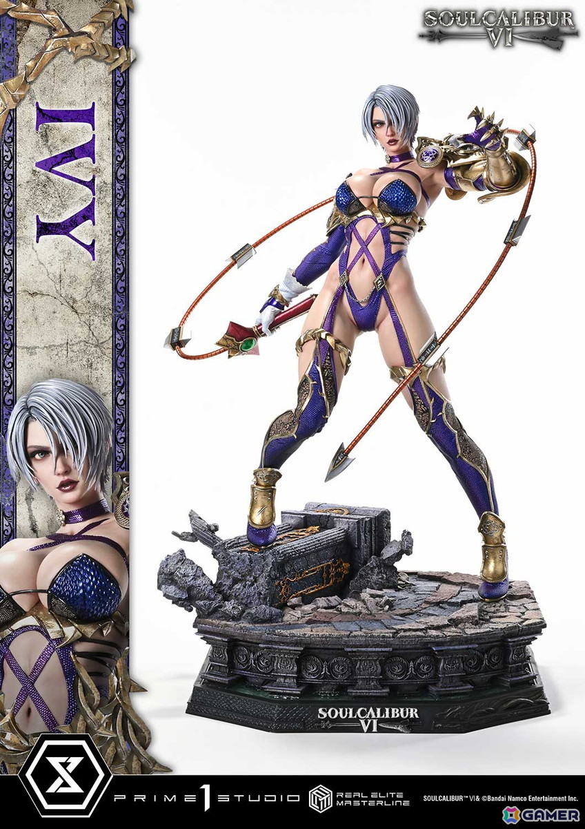「ソウルキャリバーVI」から1/4スケールフィギュア「アイヴィー」が登場！キービジュアルに着想を得たダイナミックなポージングにの画像3