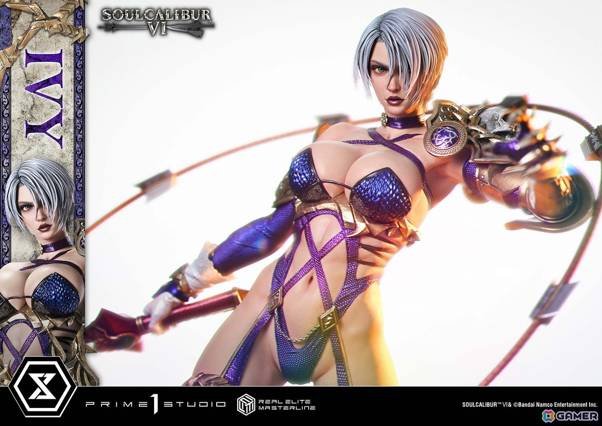 「ソウルキャリバーVI」から1/4スケールフィギュア「アイヴィー」が登場！キービジュアルに着想を得たダイナミックなポージングにの画像4