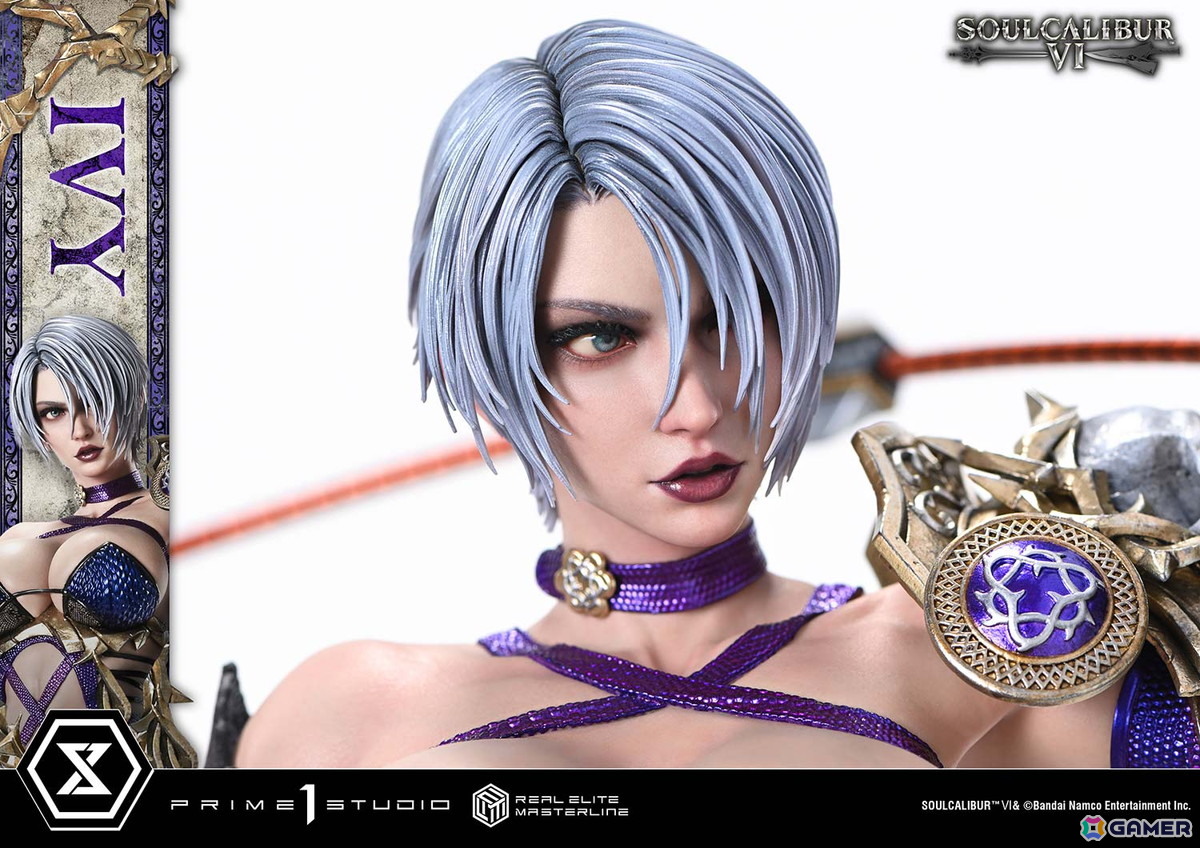 「ソウルキャリバーVI」から1/4スケールフィギュア「アイヴィー」が登場！キービジュアルに着想を得たダイナミックなポージングにの画像7