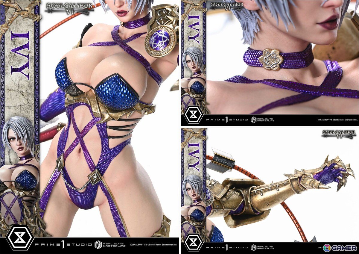 「ソウルキャリバーVI」から1/4スケールフィギュア「アイヴィー」が登場！キービジュアルに着想を得たダイナミックなポージングにの画像