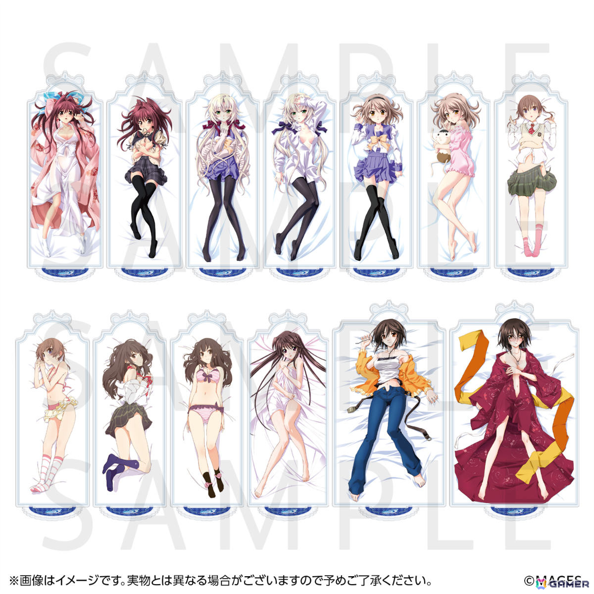 「メモリーズオフ 二十五周年完了祭」在庫限りの事後通販が5月9日12時より開始！描きおろし抱き枕カバー＆キャラファイングラフの受注販売もの画像