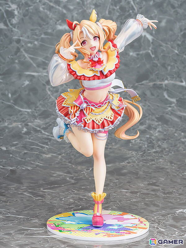 「ウマ娘」自称・天才美少女のフサイチパンドラが1/7スケールフィギュアとなって登場！勝負服を纏い、今にもライブステージで歌い出しそうな躍動感あふれるポージングの画像10