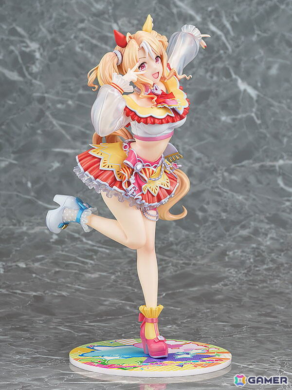 「ウマ娘」自称・天才美少女のフサイチパンドラが1/7スケールフィギュアとなって登場！勝負服を纏い、今にもライブステージで歌い出しそうな躍動感あふれるポージングの画像13