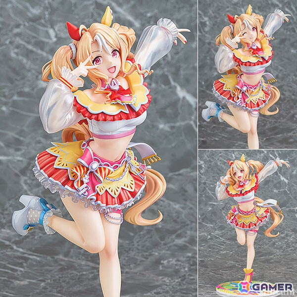 「ウマ娘」自称・天才美少女のフサイチパンドラが1/7スケールフィギュアとなって登場！勝負服を纏い、今にもライブステージで歌い出しそうな躍動感あふれるポージングの画像2