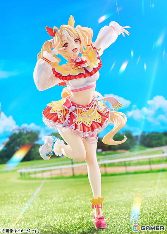 「ウマ娘」自称・天才美少女のフサイチパンドラが1/7スケールフィギュアとなって登場！勝負服を纏い、今にもライブステージで歌い出しそうな躍動感あふれるポージングの画像6
