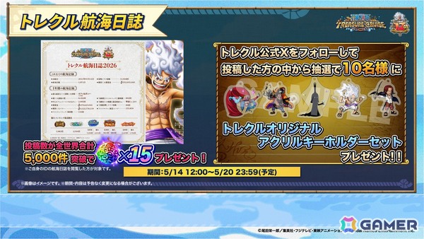 「ONE PIECE トレジャークルーズ」イムが初の特殊な船長効果を持つキャラとして登場！ルフィやシャンクスたちが登場する超スゴフェス!!もの画像19