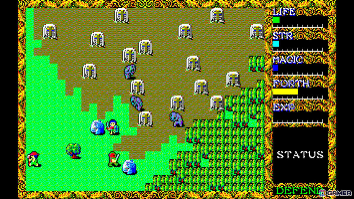 アクションRPG「EGGコンソール ハイドライドII PC-8801」がSteamで5月15日に発売！神に選ばれし者となってフェアリーランドを狙う邪悪な意識を封印しようの画像3