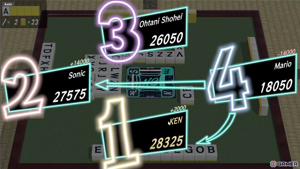 英単語でアガる麻雀ライクゲーム「WORJONG」Steamページが公開！アルファベット牌を使って3文字の英単語を4語揃えようの画像7