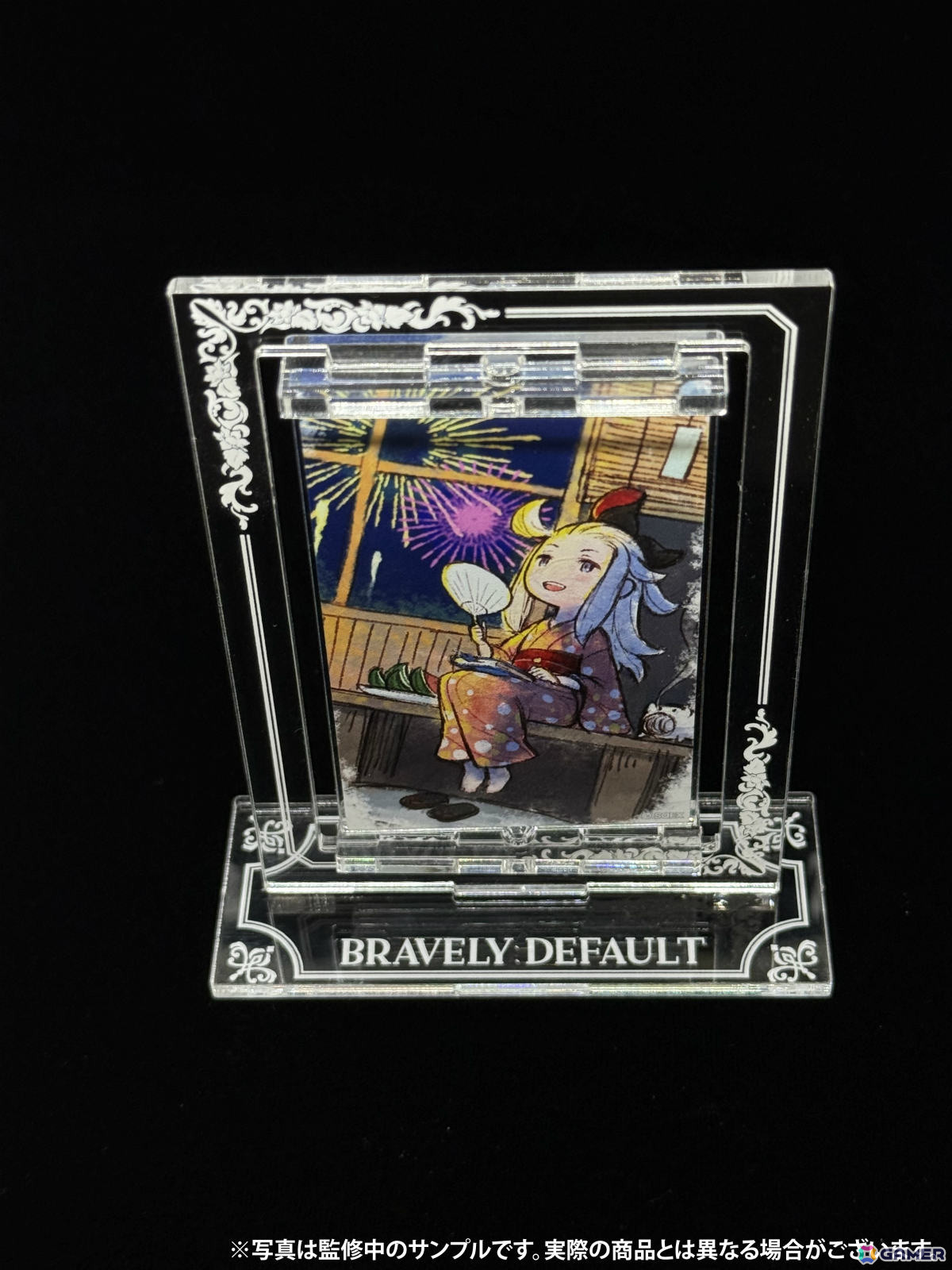 「ブレイブリーデフォルト」マルイ限定グッズの一部実物サンプルが公開！Blistazキーホルダーや回転アクリルスタンド、アンブレラマーカーなどがラインナップの画像