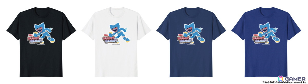 「Poppy Playtime」の新アパレルがAmazonの「Merch on Demand」に登場！プロトタイプをはじめ全6キャラクター・12アイテムがラインナップの画像